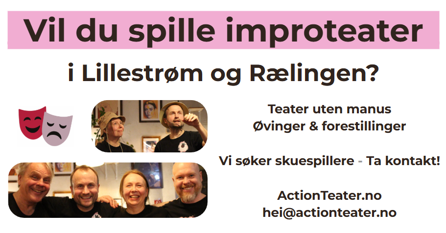 Rekruttering av skuespillere til vår improteatergruppe